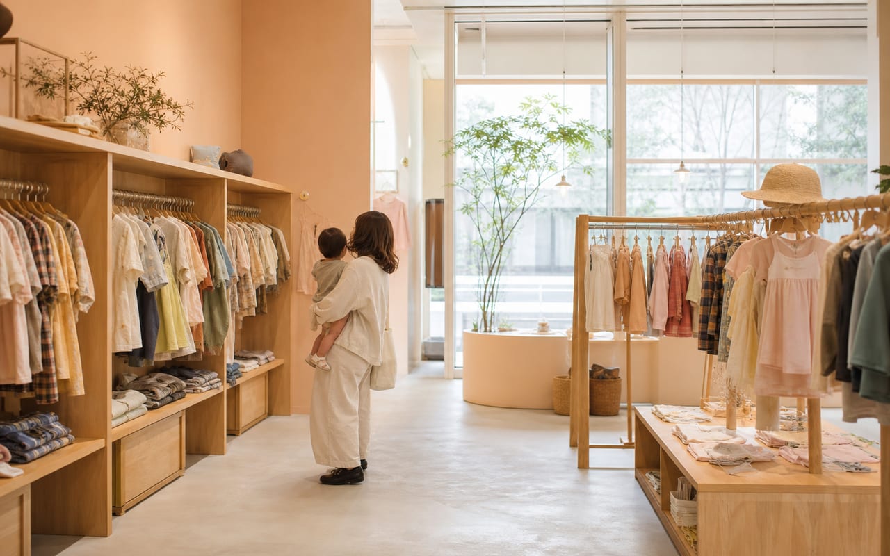 ゆっくり選べる店内